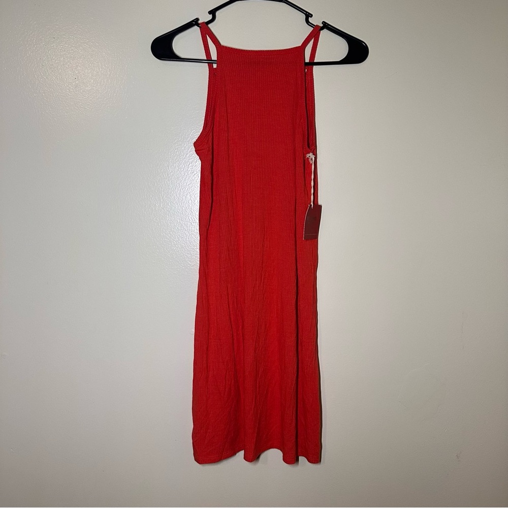Mossimo Supply Co. Orange Sleeveless Dress
